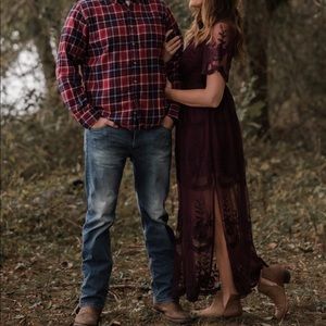 Maroon Altar’d state dress